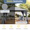 Outdoor 10x13 FT Soft Top Gazebo Tent with Double Roof, Mesh Curtains, Heavy Duty Metal Frame, Easy Install Patio Shelter for Garden and Events